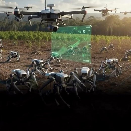 How Brazil is Using Robots & AI Drones to Rebuild Forests Faster Than Ever! 🤖 #brazil #robot #tech