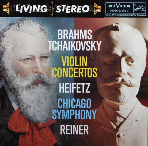 Brahms / Tchaikovsky - Heifetz, Chicago Symphony, Reiner - Violin Concertos