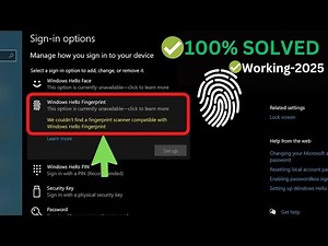 We Couldn’t Find a Fingerprint Scanner Compatible with Windows Hello in Windows10/11{Problem Solved}