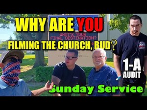 Why are You Filming the Church, Bud? * First Amendment Audit * Sunday Service E02 - Royal Oak, MI