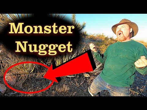 Monster Gold Nugget found Metal Detecting | Quartz with Iron Specimen- ask Jeff Williams