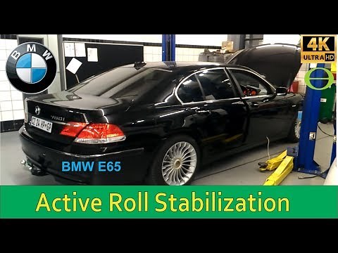 BMW's Active Roll Stabilization dynamic drive during diagnostic test