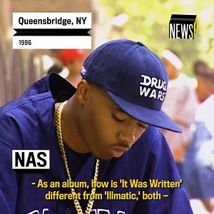 30K views · 41 reactions | Nas dropped his sophomore album 'It Was Written' 25 years ago today. Back in 1996, he spoke with us about how his music had changed since his debut LP, and why he took the art of rap so seriously.  | MTV News | Facebook