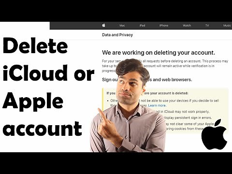 Delete iCloud or Apple account permanently