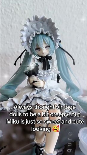 Hatsune Miku Vintage Doll noodle stopper figure by Furyu ✨💕 #unboxing #hatsunemiku #vocaloid