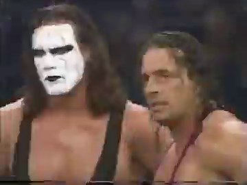 On This Day in Wrestling History– 28 years ago today (4/16/98) on WCW Thunder: Bret Hart & Sting vs. Kevin Nash & Macho Man Randy Savage.Two legends with actual talent versus a giant with a lazy boot and a face-painted lunatic who brought his own valet and chaos. It ended in the traditional WCW way: disqualification, because God forbid Thunder had a clean finish.Pure 1998 insanity. #wcw #brethart #machoman #kevinnash