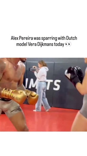 Trendtok_ sports_hub on Instagram: "- The post features UFC light heavyweight champion Alex Pereira engaging in playful sparring with Dutch model and influencer Vera Dijkmans, a 6'1" fitness personality with over 1.5 million Instagram followers, in a gym setting that emphasizes fun over competition. - With 1.7 million views and 15,000 likes shortly after posting, it contrasts Pereira's stoic in-fight persona with his charismatic, approachable off-octagon demeanor, fueling viral memes and lighthe