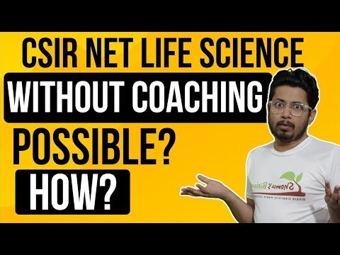 How to crack CSIR NET life science without coaching | Is it really possible without coaching?