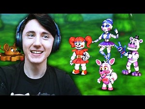 IF SISTER LOCATION WAS IN FNAF WORLD!