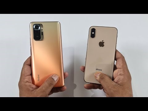 Redmi Note 10 Pro/Max vs iPhone XS Speed Test & Camera Comparison