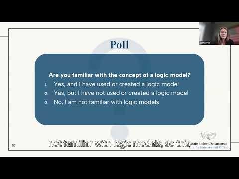 October 10, 2025: WYGAP Webinar-Building Stronger Projects with Logic Models