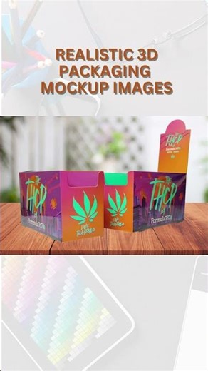 Professional packaging design with 3D product mockups (videos & images)
