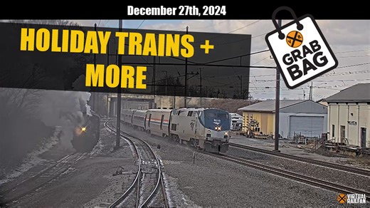 7.8K views · 258 reactions | Seasonal Trains + Activities, Horn Salutes and More in this Grab Bag! | Virtual Railfan | Facebook