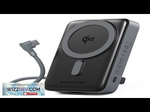 Vention FKH 35W 38.5Wh 10000mAh Magnetic Wireless Power Bank Come with Type C
