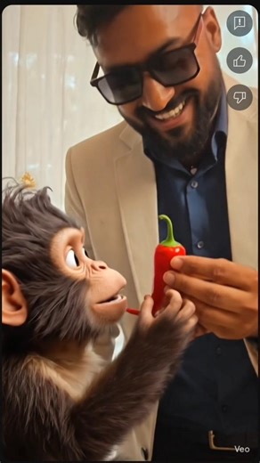 I Gave Chili to a Monkey – Funny Reaction 🐒🌶️