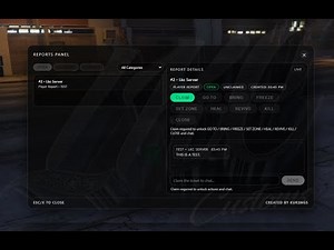 FiveM Advanced Report System (ESX) #fivem #fivemroleplay #rp
