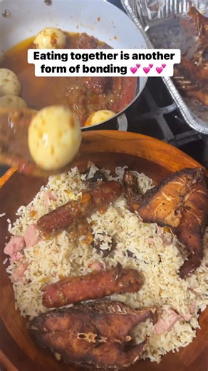 Eating time, is bonding time #シ゚viralシalowed #foodie | Bettie Simpson Karmo