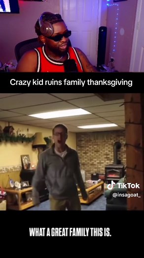 Crazy kid ruins family thanksgiving
