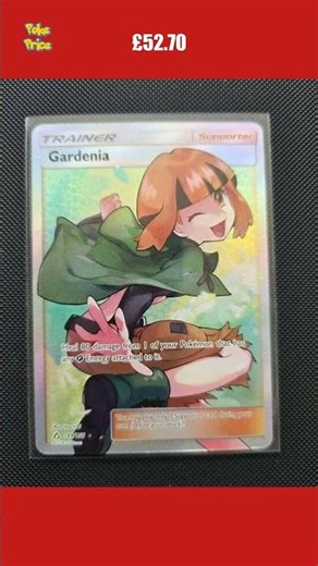 🌟 Rare Pokemon Gardenia, 149/156, Ultra Prism S sold for £52.70 😳 #pokemon