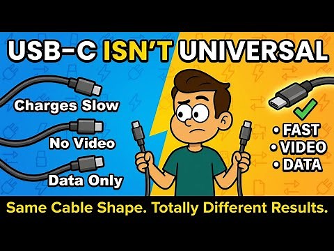 The USB-C Scam: Why Your Cable Sucks