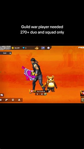 Join Our Guild War: Looking for 270 Duo and Squad Players!