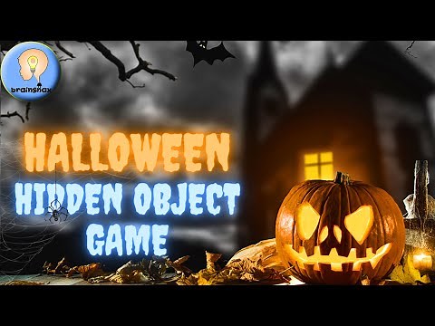 Halloween Hidden Picture Game | Halloween Vocabulary | With flashcards