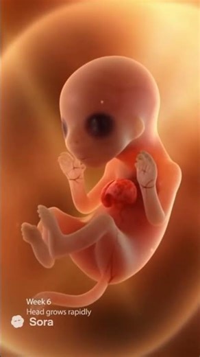 Week 6: Facial Features Appear.Human Embryonic Development Timeline (Week-by-Week)