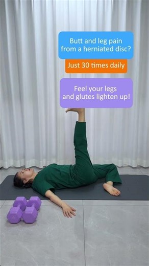 Try This One Simple Move Every Day to Reduce Disc Related Sciatica and Leg Tightness