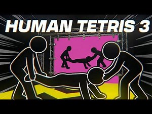 HUMAN TETRIS 3 Players | High Quality Immersive Interactive Warm Up | Viral Interactive Game | FULL