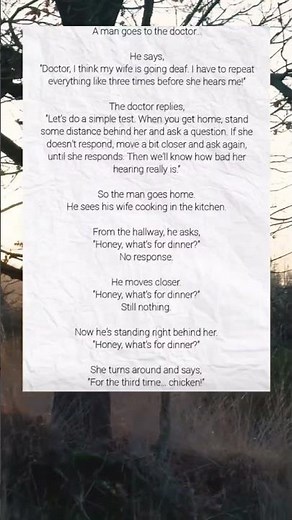 When You Think It's Her Problem..." (Joke of the Day)