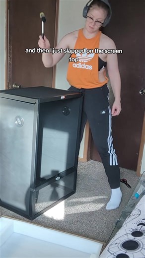 the 24x18x36 PVC enclosures from dubia is assembled and all I have left to do is get it decorated and setup the heating!! I think this enclosure is going to look really good with all of the others 😋 #dubiaroachesdotcom #reptilekeeper #geckotok #arborealreptiles #geckosoftiktok #reptilehabitat #reptileenclosurebuild #pvcenclosures #dubiaroaches