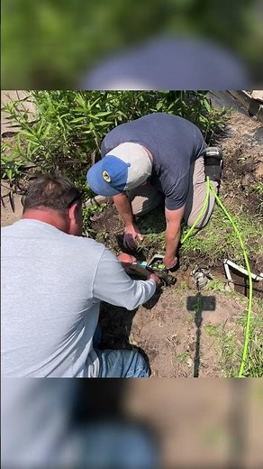How to Run Drainage or Wiring Under a SIDEWALK or DRIVEWAY Using a Pressure Washer!