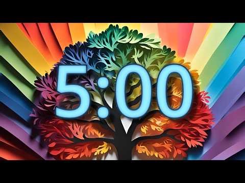 5 Minute Timer | Rainbow Colors