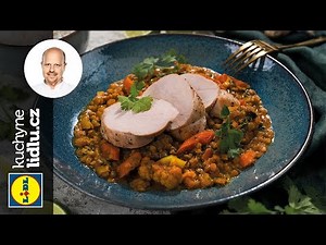 Pečené krůtí prso s kari čočkou - Roman Paulus - RECEPTY KUCHYNĚ LIDLU