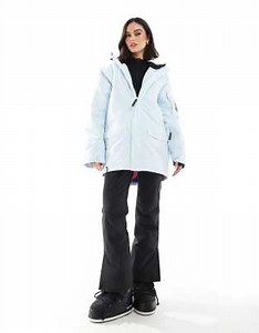 OOSC Yeh man ski jacket ice blue in blue | ASOS