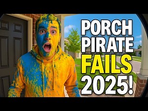Porch Pirates FAIL Compilation 2025: Paint Powder, Glitter & Instant Karma! 💥🤣