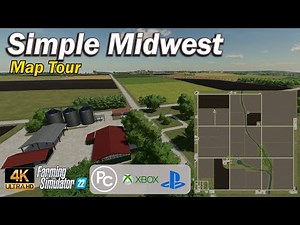 Simple Midwest | Map Tour | Farming Simulator 22