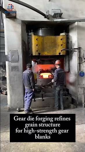 How are gears die forged? ⚙️ BELON Gear Die Forging Process
