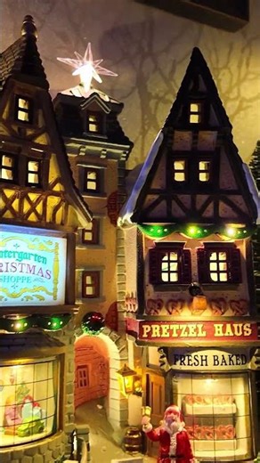 Yuletide Decorations 2025 - DJI OSMO Pocket3 4K SHORT #holidayswithyoutube #christmas village #lemax