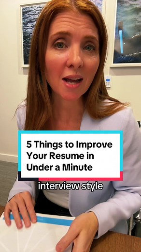 5 Tips to Improve Your Resume 5- Take the objective off, no one reads them anyways. Replace it with an executive summary 4- Use action words, we have a 100 action words on the FREE resources on my website theinterviewology.com 3- Choose the right template for your level of experience, less than 10 years experience your resume should only be one page 2- Save it as your name not “my resume” 1- Proofread it! Did you know 77% of recruiters tell us they pass on resumes with typos or grammatical mista