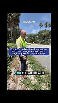 Ponte Vedra Beach residents press FDOT for changes on A1A. FDOT says no plans for improvement
