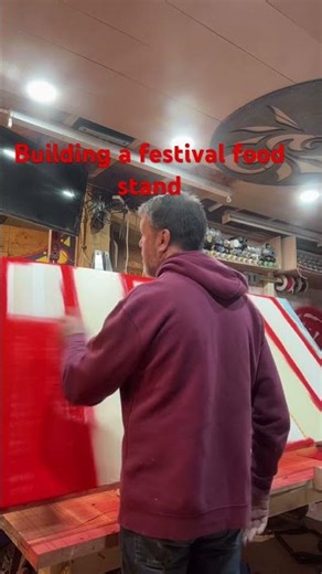 How to build a festival food stand #behindthescenes #fabrication #workshoplife