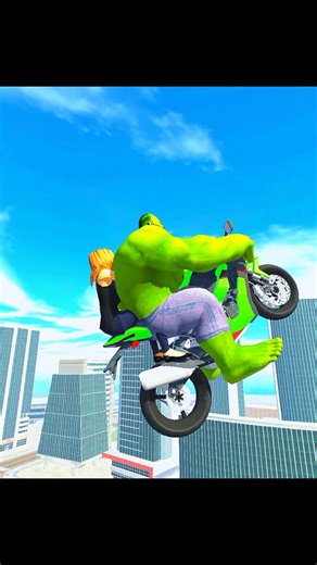 হালক গার্লফ্রেন্ডসহ বাইক জাম্পে পড়ে গেলো 😭 সাবস্ক্রাইব প্লিজ 🙏 #shorts #indianbikedriving3d #gta