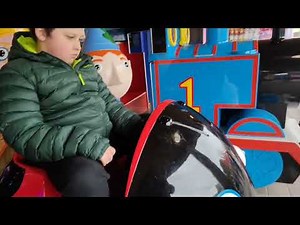 coin operated kiddie rides at Thomas land