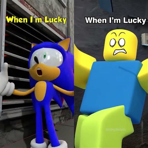 Sonic When were you the luckiest vs Original #funnyshorts #sonic