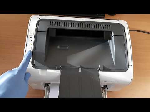 HOW TO PRINT A SELF TEST PAGE ON HP LASERJET PRO M12W