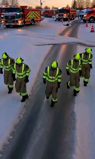 🇳🇴👩‍🚒 Norway Firefighter Joins New60s70sRevenge Dance Trend | Funny Firefighter Series 2025