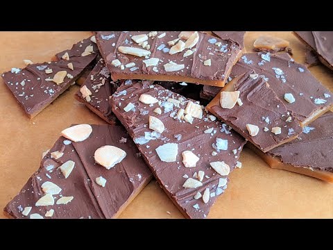 Homemade Butter Toffee | Easy candy anyone can make in 15 minutes