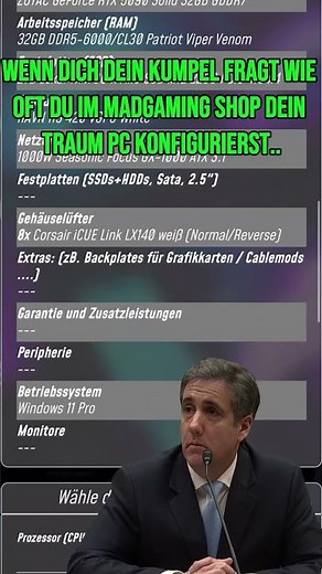 Hast du auch den einen Kumpel der 500 mal die Woche PCs konfiguriert auf MadGaming ?! 😏 #madgaming