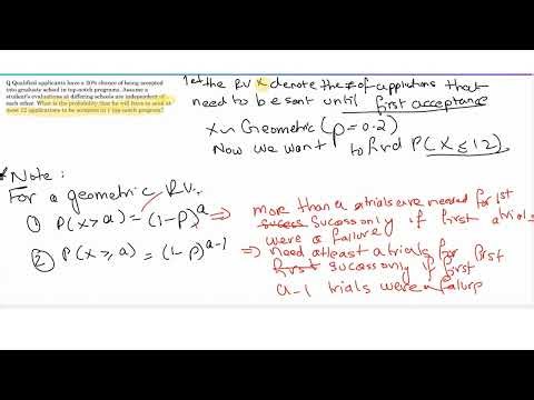 Geometric Random Variable | Practice Question 1